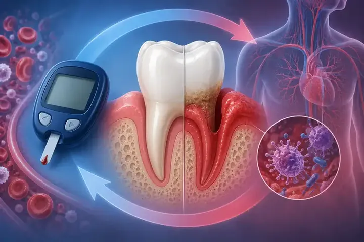 ارتباط دیابت و بیماری‌های لثه: یک رابطه دوطرفه خطرناک