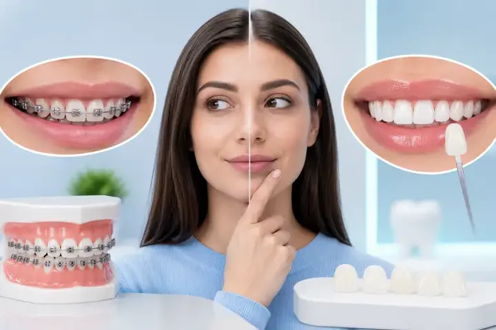 لمینت یا ارتودنسی؟ برای دندان‌های کج کدام درمان اولویت دارد؟
