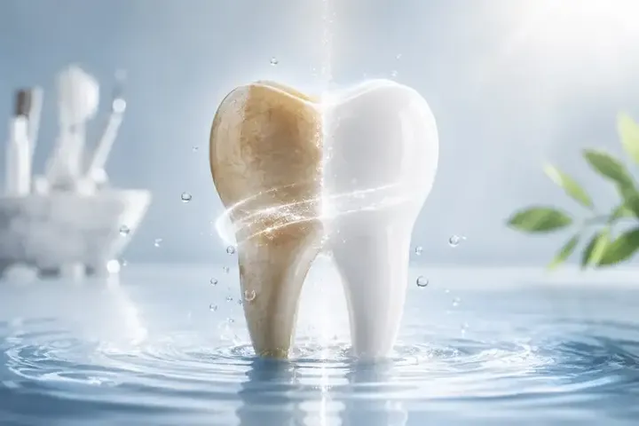 بلیچینگ بهتر است یا لمینت دندان؟ مقایسه کامل سفید کردن دندان با لمینت برای رفع زردی دندان